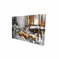 Begin Home Decor 20 x 30 in. Abstract Citystreet with Yellow Taxis-Print on Canvas 2080-2030-CI6